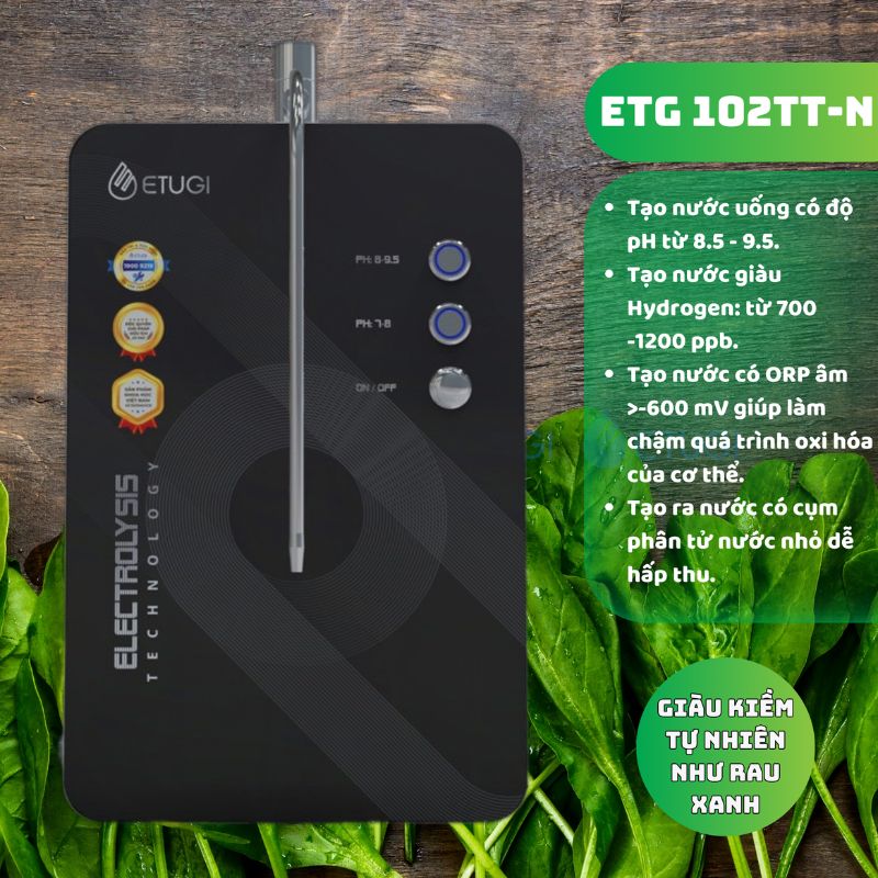 Máy điện phân ion kiềm Etugi ETG102TT-N 3 Máy điện phân ion kiềm Etugi ETG102TT-N