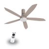 Quạt trần Gcool Copter 05 Plus RL VN011402518 Nâu 1 Quạt trần Gcool Copter 05 Plus RL VN011402518 Nâu