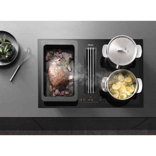 Bếp từ kết hợp hút mùi Miele 4 vùng nấu KMDA 7476 FL lắp âm 6 Ảnh bếp từ kết hợp hút mùi Miele 4 vùng nấu KMDA 7476 FL lắp âm