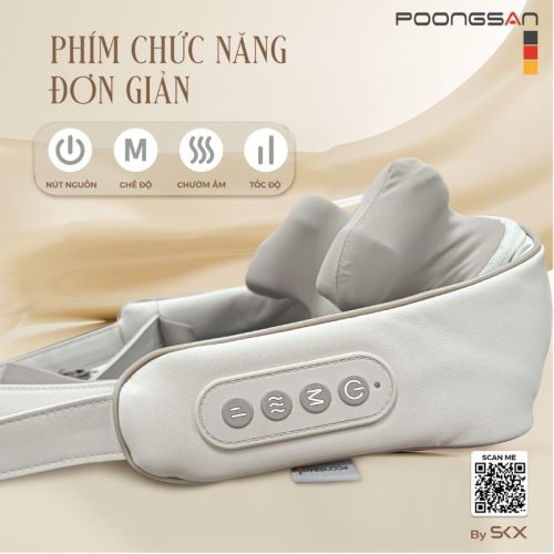 Máy massage cầm tay Poongsan N18 6 Ảnh máy massage cầm tay Poongsan N18