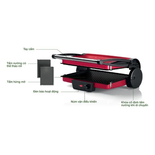 Vỉ nướng điện Bosch TCG4104 4 Ảnh vỉ nướng điện Bosch TCG4104