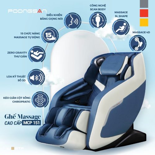 Ghế massage Poongsan MCP-151 7 Hình ảnh ghế massage Poongsan MCP-151