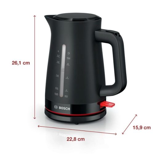 Ấm đun nước Bosch TWK3M123 7 Kích thước ấm đun nước Bosch TWK3M123