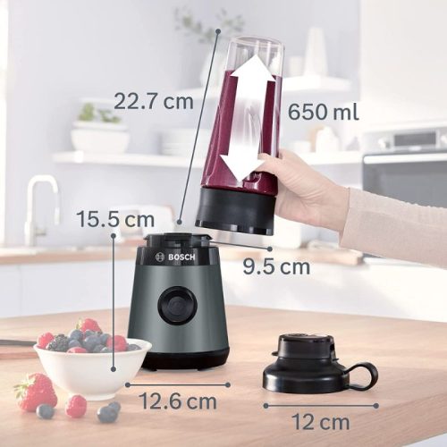 Máy xay sinh tố mini Bosch MMB2111S 7 Kích thước máy xay sinh tố mini Bosch MMB2111S