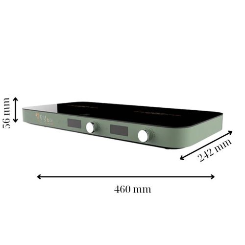 Bếp từ đôi Hawonkoo MCEH-200-II-GE di động 9 Kích thước bếp từ đôi Hawonkoo MCEH-200-II-GE di động