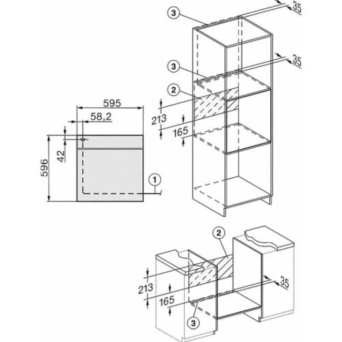 Lò nướng Miele H 7464 BP EDST/CLST 9 Kích thước lò nướng Miele H 7464 BP EDST/CLST