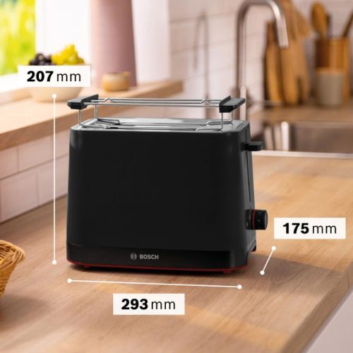 Máy nướng bánh mì Bosch TAT3M123 7 Kích thước máy nướng bánh mì Bosch TAT3M123