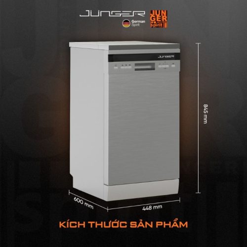 Máy rửa bát độc lập Junger DWJ-450 9 Kích thước máy rửa bát độc lập Junger DWJ-450