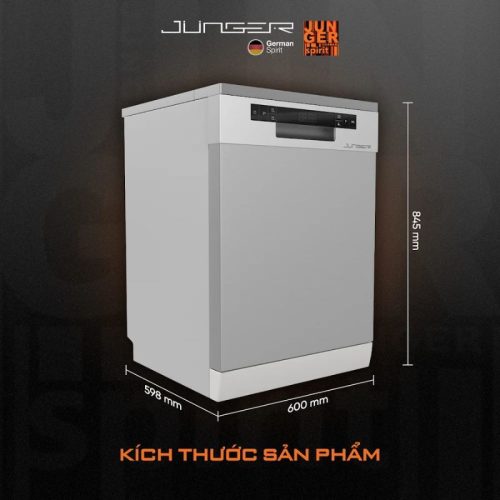 Máy rửa bát độc lập Junger DWJ-600 9 Kích thước máy rửa bát độc lập Junger DWJ-600