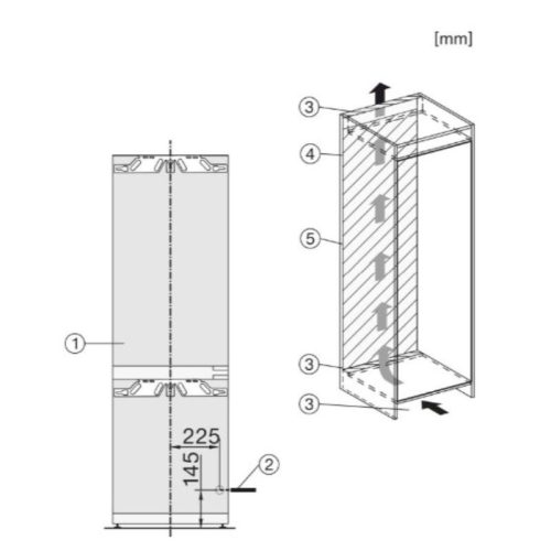 Tủ Lạnh Miele KFN 7734 F 7 Kích thước tủ Lạnh Miele KFN 7734 F