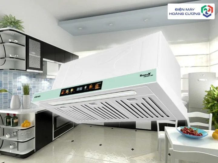 Máy hút mùi Kocher Turbo X3D-350N 9 Máy hút mùi Kocher Turbo X3D-350N chính hãng