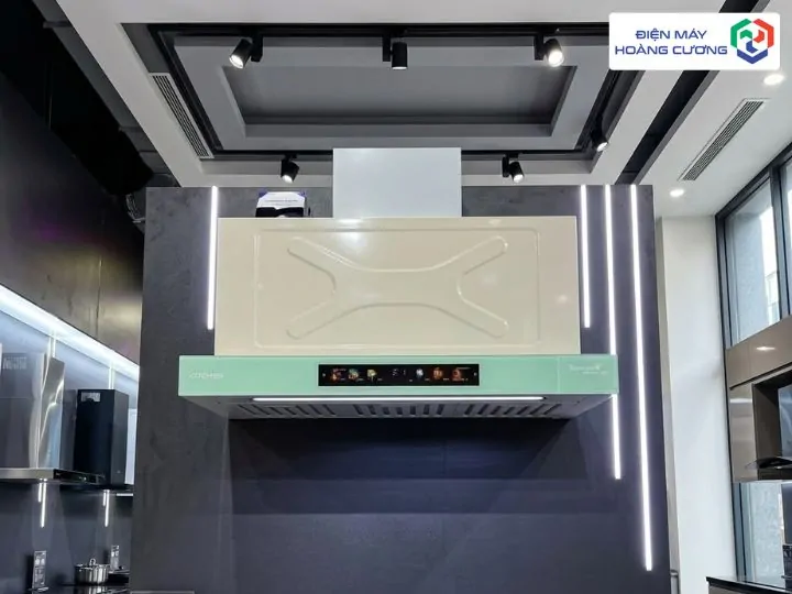 Máy hút mùi Kocher Turbo X3D-350N 8 Máy hút mùi X3D-350N trong gian bếp