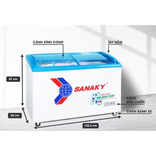 Tủ Đông SANAKY VH4899K3 9 Kích Thước Tủ Đông SANAKY VH4899K3