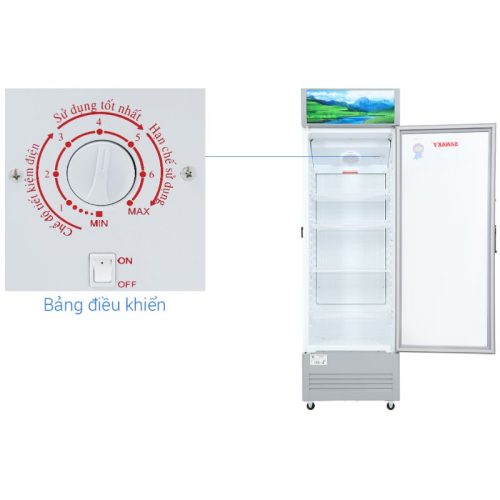 Tủ mát Sanaky VH408K3L 8 Điều khiển tủ mát Sanaky VH408K3L