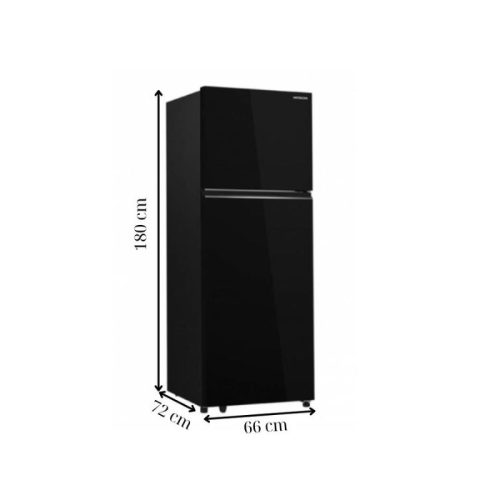 Tủ lạnh 2 cánh ngăn đá trên Inverter 409 lít Hitachi HRTN6443SAGMGVN 6 Kích thước tủ lạnh 2 cánh ngăn đá trên Inverter 409 lít Hitachi HRTN6443SAGMGVN