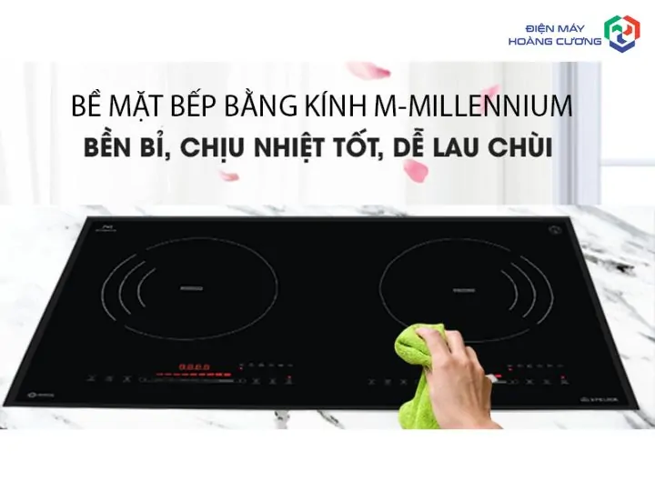 Bếp từ đôi Spelier STL 210C lắp âm 15 Vệ sinh bếp từ đôi Spelier STL 210C lắp âm