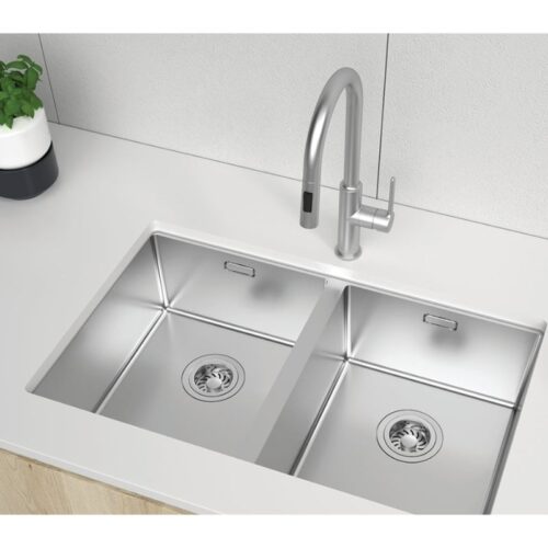 Chậu Rửa Chén Bát Inox HS24-SSN2S-750 Hafele 567.24.427 8 Hình Ảnh Chậu Rửa Chén Bát Inox HS24-SSN2S-750 Hafele 567.24.427