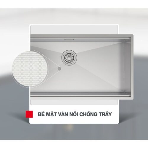 Chậu Rửa Chén Inox HS24-SSN1S-8644 Hafele 567.24.477 7 Hình ảnh chậu Rửa Chén Inox HS24-SSN1S-8644 Hafele 567.24.477