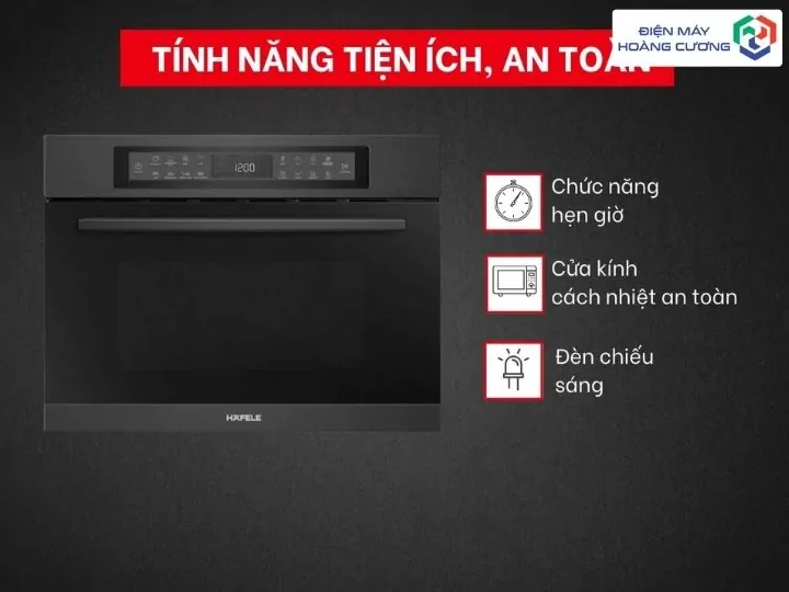 Lò vi sóng kết hợp nướng Hafele HC-MWO381B 495.10.044 18 Lò vi sóng kết hợp nướng Hafele HC-MWO381B 495.10.044 an toàn và tiện lợi