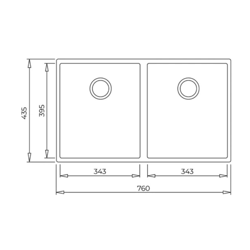 Chậu rửa Teka Square 2B 760 TG 115260024 5 Chậu rửa Teka Square 2B 760 TG 115260024 - Ảnh 3