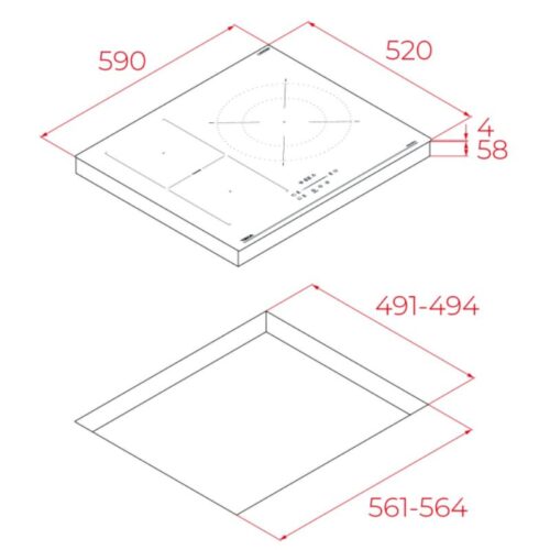 Bếp từ Teka IBF 63210 SSM BK 112520050 5 lap dat bep tu teka ibf 63210 ssm bk