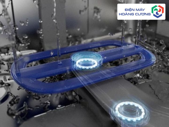 Máy rửa chén độc lập Hafele HDW-F6031G 535.29.651 hệ thống phun êm ái