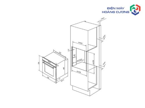 Lò nướng âm tủ Hafele HC-O811B 495.10.035 9 Thông số kỹ thuật lò nướng Hafele HC-O811B - 495.10.035
