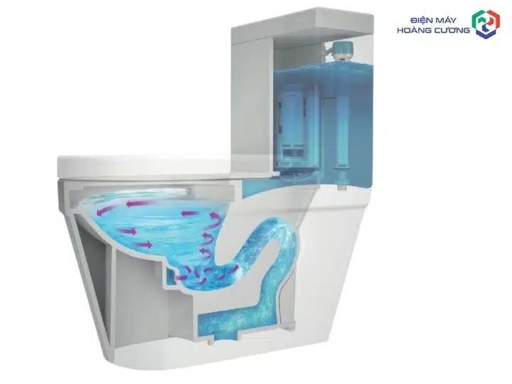 Bồn cầu một khối Hafele 588.82.439 13 Bồn cầu một khối Hafele 588.82.439 van xả rộng