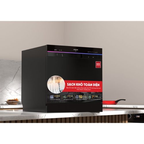 Máy rửa bát Kocher X10 7 anh may rua bat kocher x10