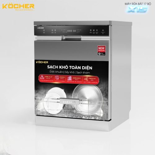 Máy rửa bát Kocher X15S 7 anh may rua bat kocher x15s