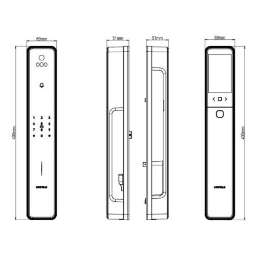 Khóa điện tử Hafele INFINITY - PP2502W 499.21.223 9 kich thuoc khoa dien tu hafele infinity pp2502w 499.21.223