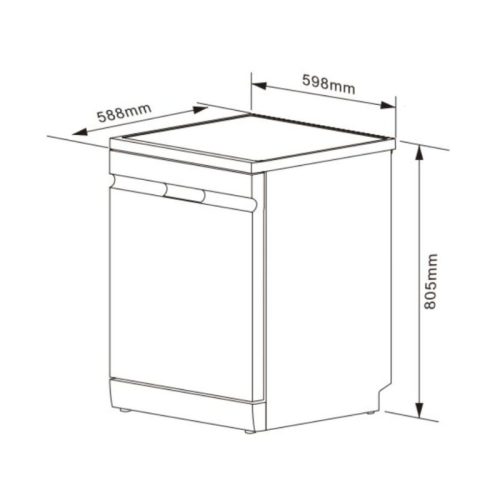 Máy rửa bát Kocher X15S 8 kich thuoc may rua bat kocher x15s