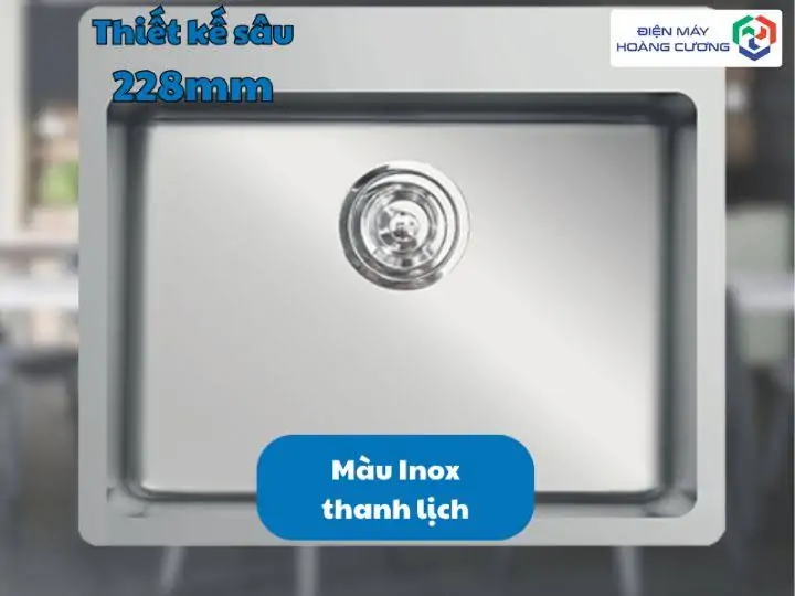 Chậu rửa bát Konox Neron 600T 10 Chậu rửa bát Konox Neron 600T Turkey Series lòng chậu sâu