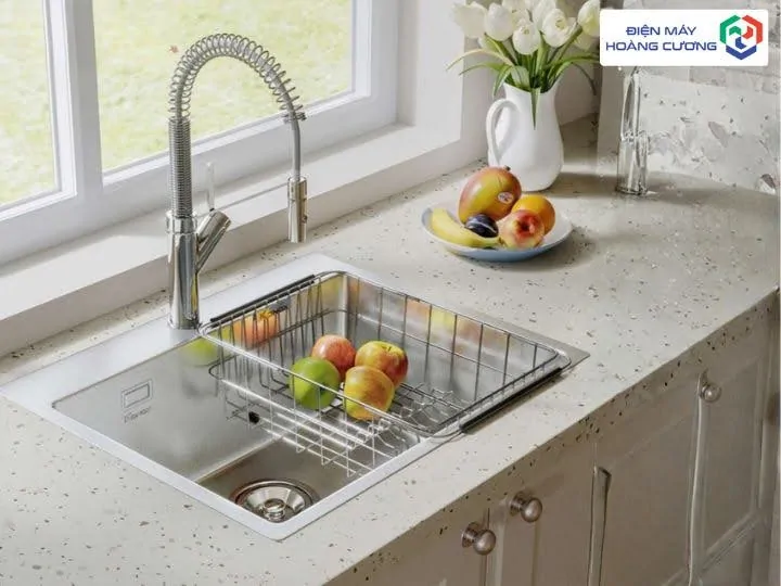Chậu rửa bát Konox Neron 600T 9 Chậu rửa bát Konox Neron 600T Turkey Series thiết kế hiện đại