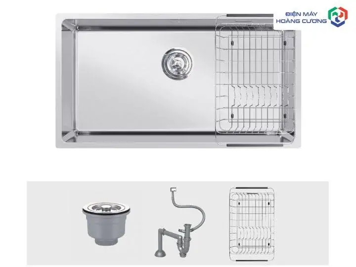 Chậu rửa bát Konox STELO 780U 12 Chậu rửa bát Konox STELO 780U Turkey Series phụ kiện đầy đủ