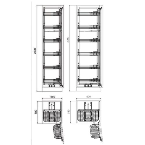 Tủ khô nan dẹt GrandX SUS304 Cánh Mở XPR.600S 5 kich thuoc tu kho nan det grandx sus304 canh mo xpr 600s