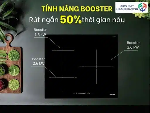 Bếp từ 3 vùng nấu Hafele HC-I6035B - 533.09.961 17 Bếp từ 3 vùng nấu Hafele HC-I6035B - 533.09.961 chức năng nấu nhanh