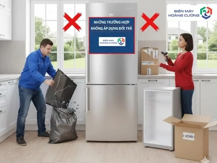 Chính sách đổi trả hàng 11 Chính sách đổi trả với những trường hợp không áp dụng