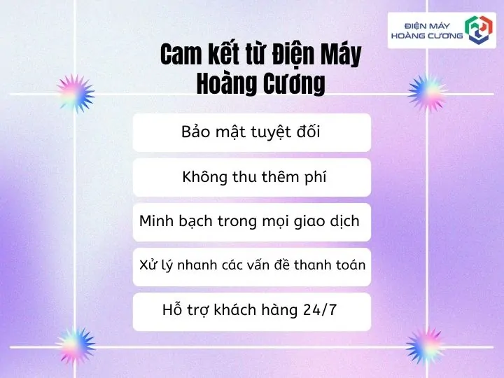 Hướng dẫn thanh toán 8 Hướng dẫn thanh toán với cam kết