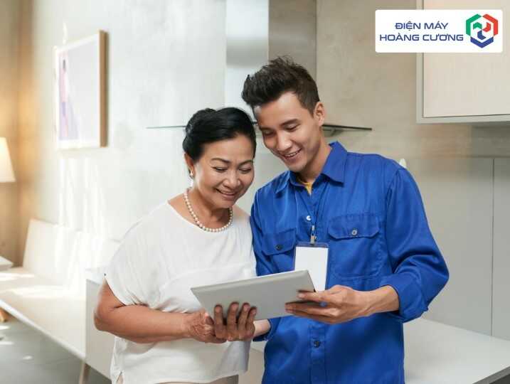 Bảo hành bếp từ 24/7 tại Điện Máy Hoàng Cương – Địa chỉ Uy tín, Chính hãng Toàn quốc 2025 5 Bảo hành bếp từ uy tín - tận tâm