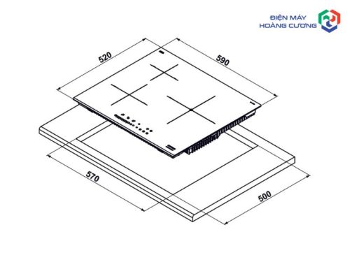 Bếp từ 3 vùng nấu Hafele HC-I6035B - 533.09.961 9 bep tu 3 vung nau hafele hc i6035b 533 09 961 4