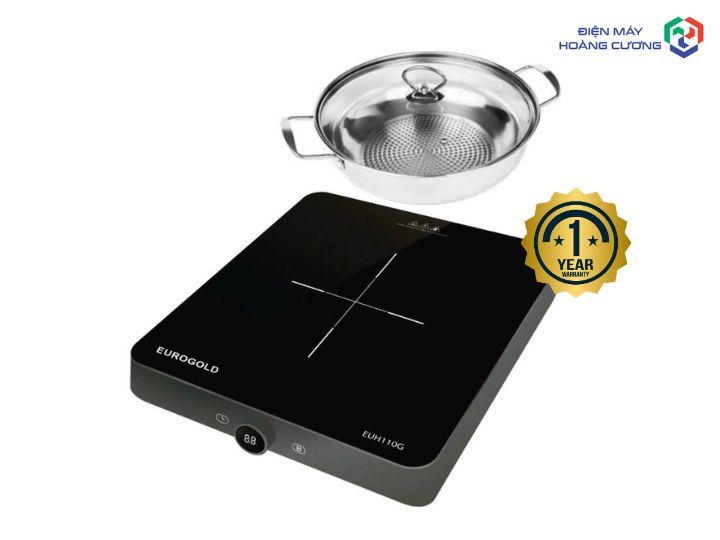 Bếp lẩu từ Giải Pháp Hoàn Hảo Cho Bữa Tiệc Lẩu Tiện Lợi 10 Bếp từ đơn Eurogold EUH110G
