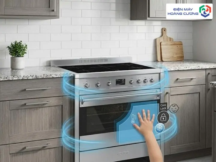 Bếp từ liền lò Hafele: Giải pháp 2 trong 1 đẳng cấp 8 Bếp từ liền lò Hafele an toàn tuyệt đối