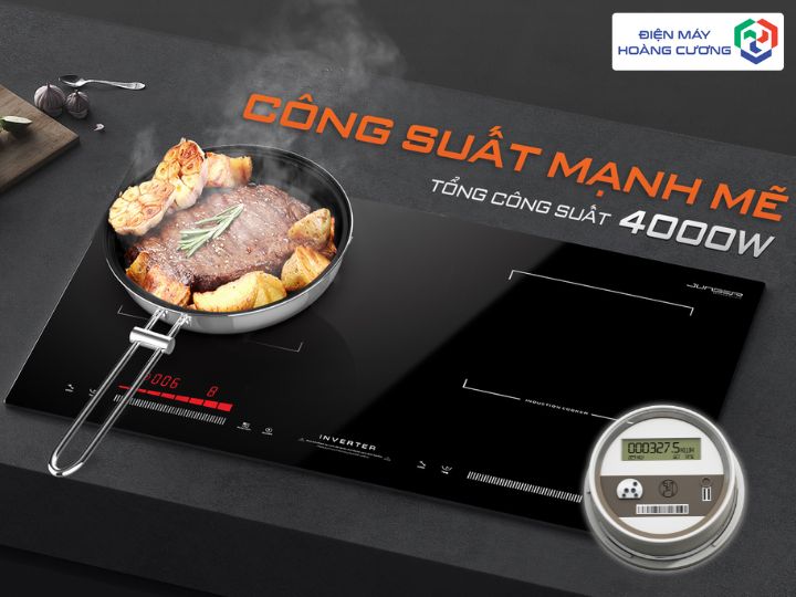 Bếp từ có tốn điện không? Giải mã & 7 bí quyết tiết kiệm điện năng 2 Cách tính điện năng tiêu thụ của bếp từ