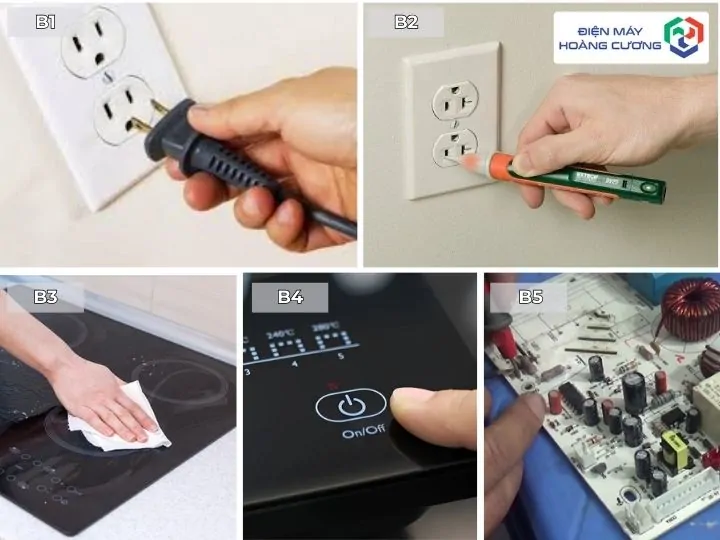 Sửa Bếp Từ Không Lên Nguồn Nguyên Nhân Và Cách Khắc Phục 2026 3 5 bước xử lý bếp từ không lên nguồn tại nhà