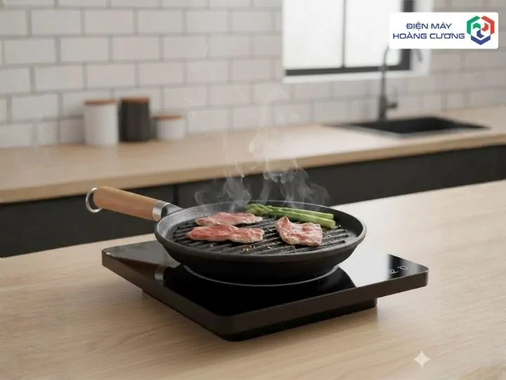 Vỉ Nướng Bếp Từ Có Những Loại Nào? Đặc Điểm Và Cách Chọn Mua 10 Vỉ nướng bếp từ loại mini