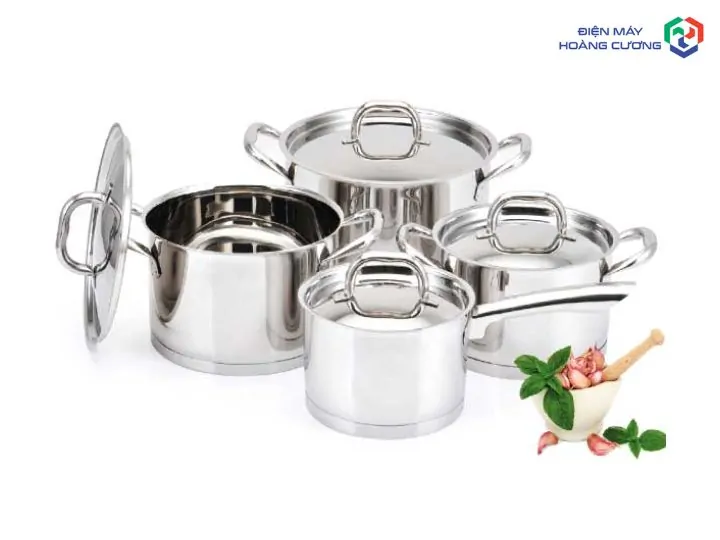 Bộ nồi bếp từ Malloca loại nào tốt? Top 3 sự lựa chọn "chuẩn gu" cho gian bếp hiện đại 2 Bộ nồi chuyên dụng cho bếp từ Malloca