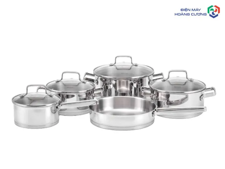 Bộ nồi bếp từ Malloca loại nào tốt? Top 3 sự lựa chọn "chuẩn gu" cho gian bếp hiện đại 5 Bộ Nồi Malloca SA-1503