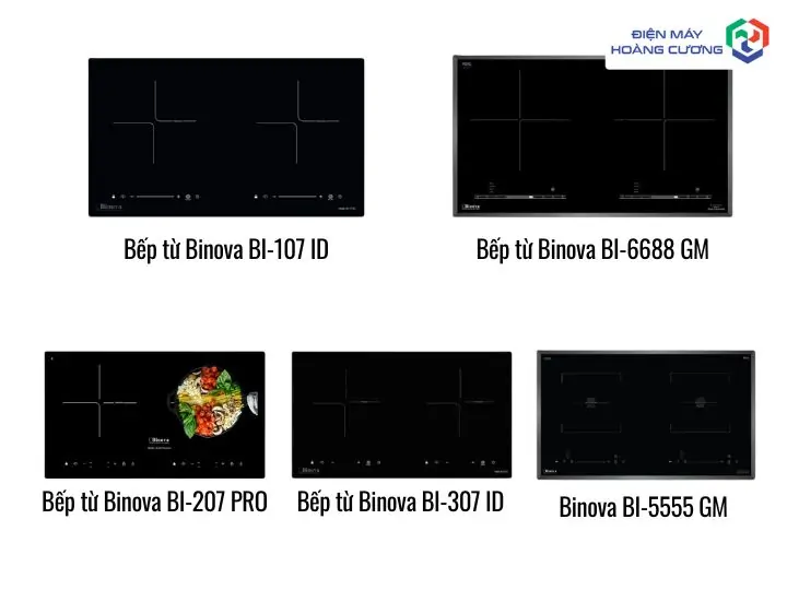 Bếp Từ Binova đa dạng sản phẩm