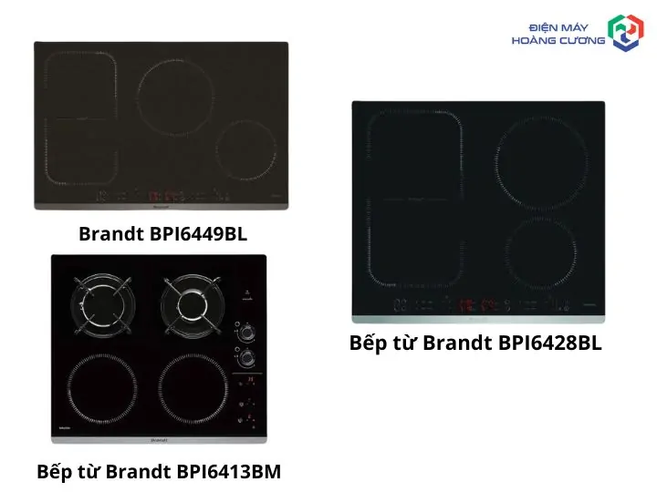 Bếp từ Brandt đa dạng mẫu mã